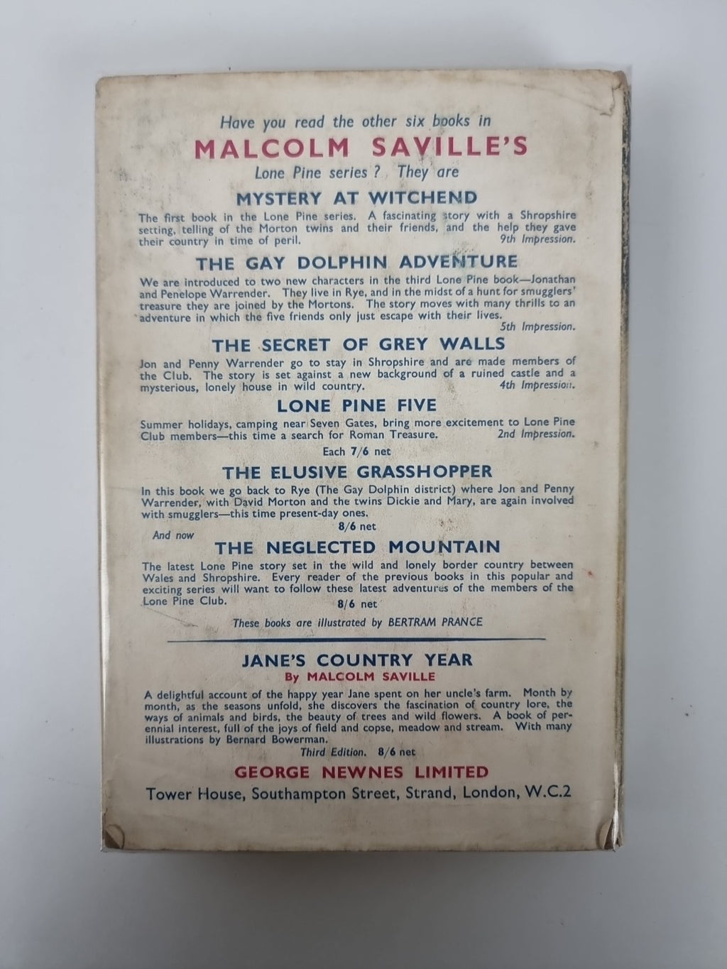 Seven White Gates, Malcolm Saville — First Edition, Illustrated
