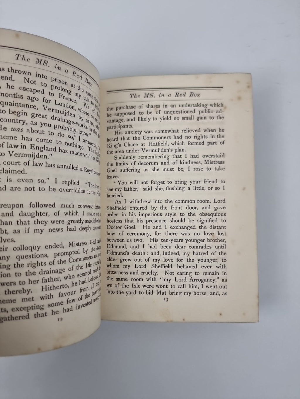 The Ms. in a Red Box, John Arthur Hamilton - 1903 1st Edition