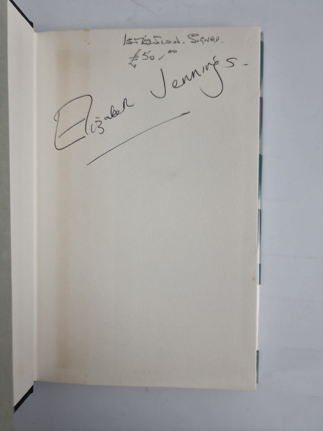 Collected Poems by Elizabeth Jennings (Hardcover, 1995) 1st edition Signed New