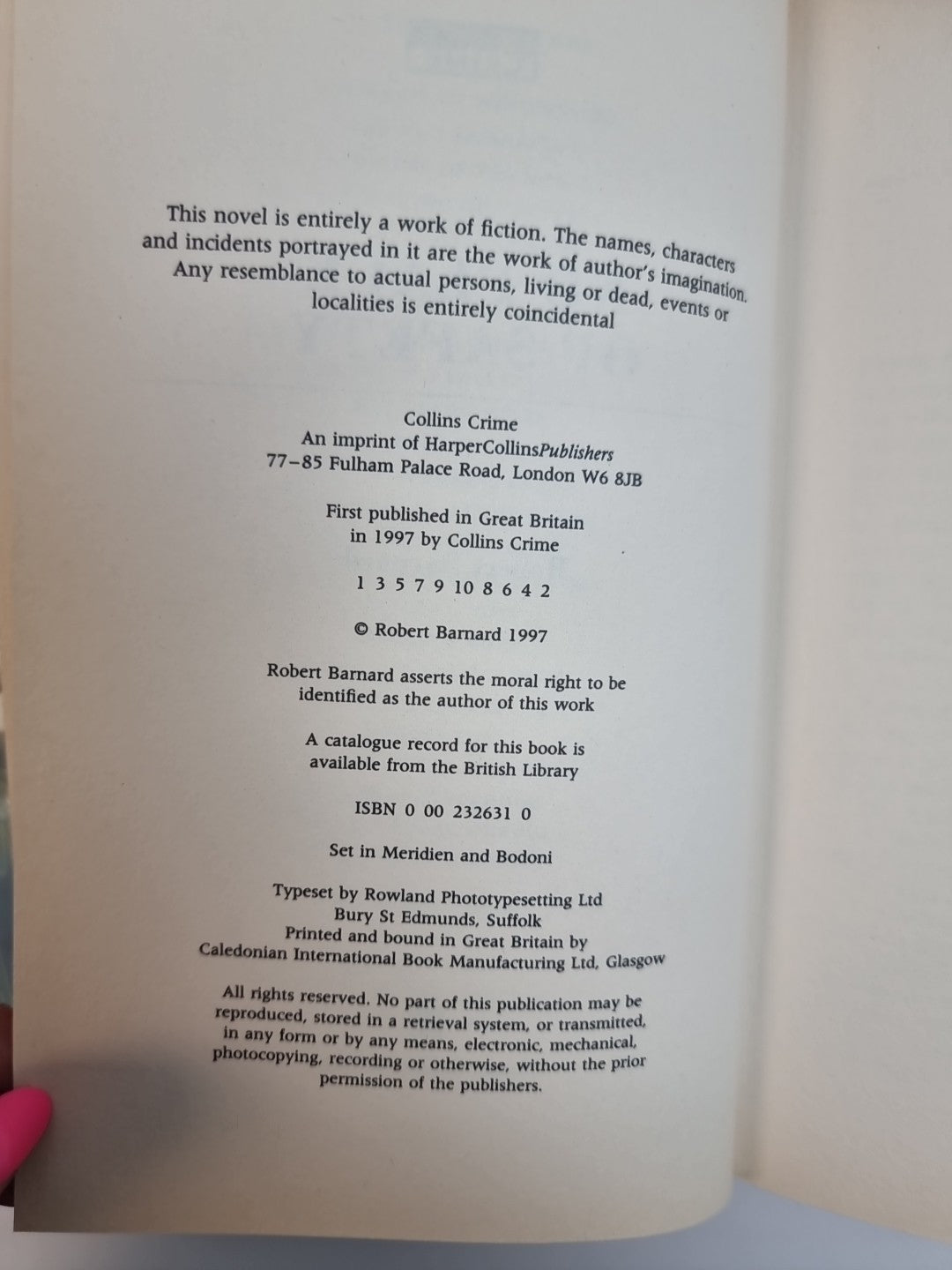 The Mistress of Alderley & No place of safety R. Barbard 1st edition Signed New