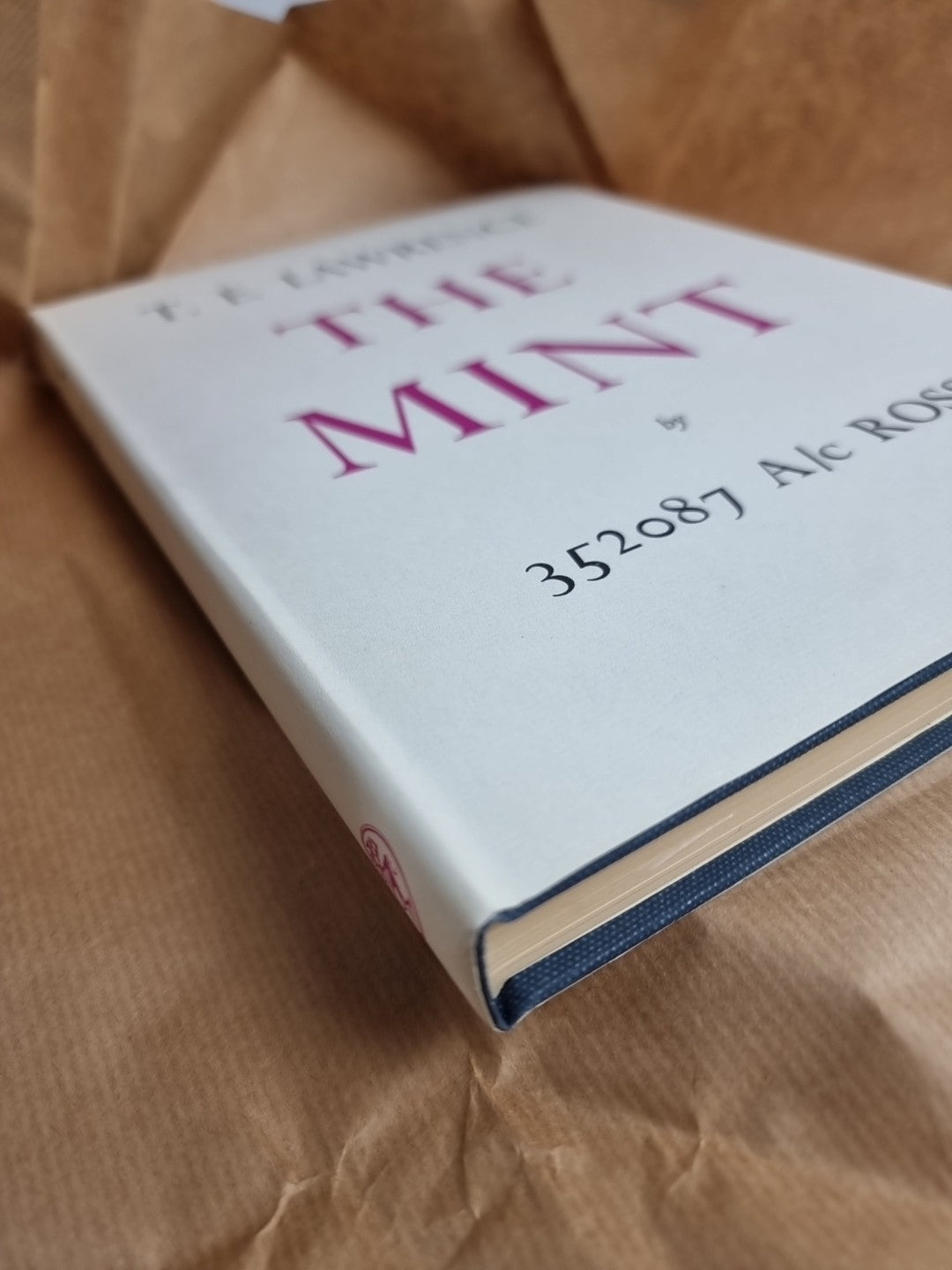T.E. Lawrence The Mint by 352087 A/C Ross, Jonathan Cape, 1955, First Edition