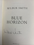 Blue Horizon by Wilbur Smith Signed 1st Edition Hardback