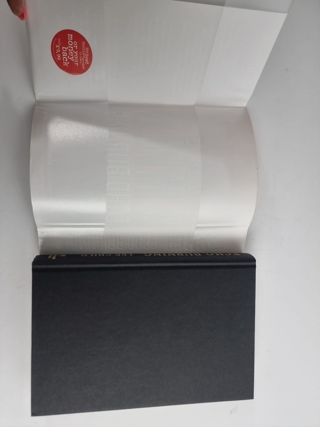 Echo Burning by Lee Child (Hardcover, 2001) 1st Edition Signed New