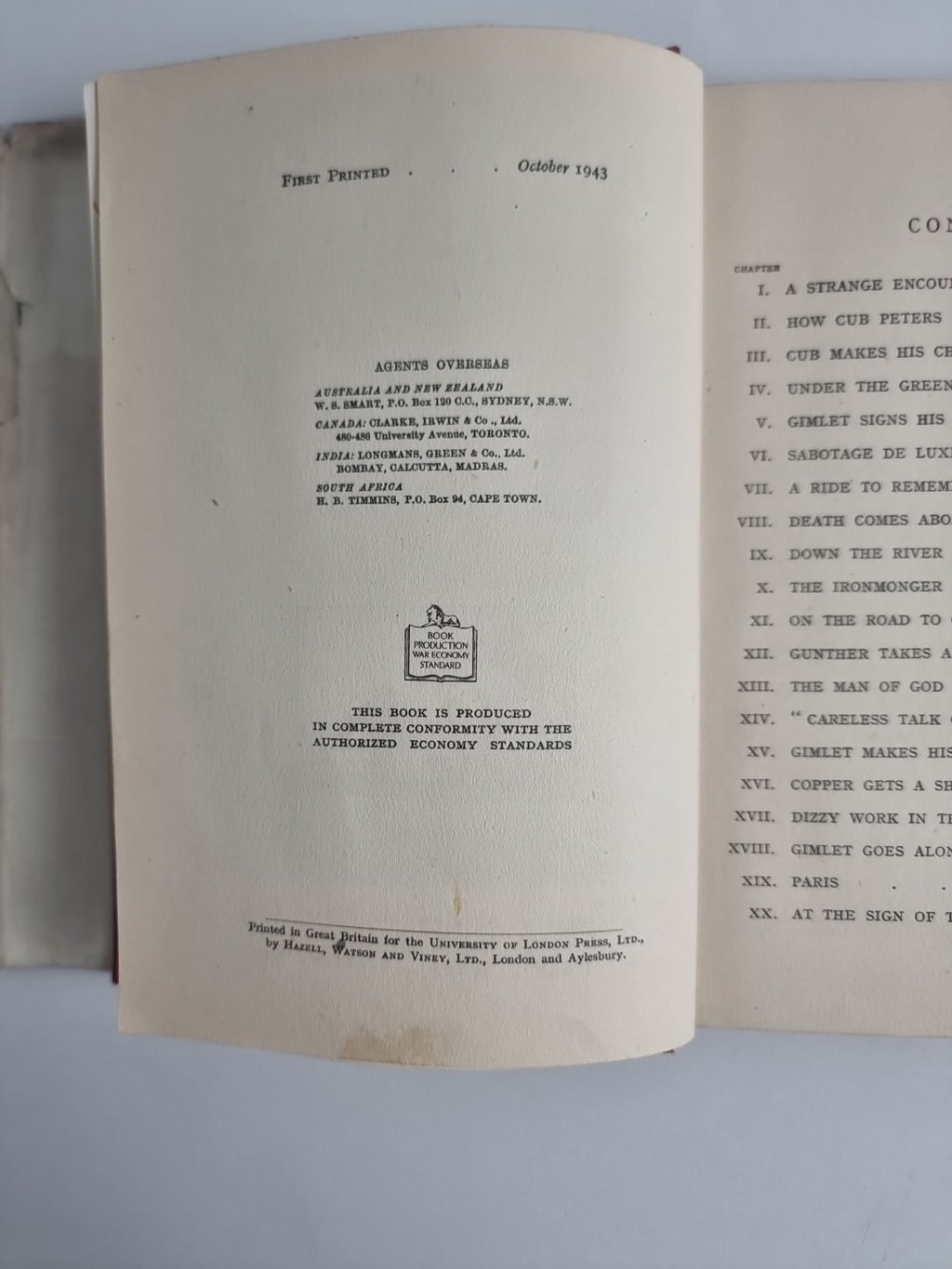 King Of The Commandos, Captain W. E. Johns — First Edition