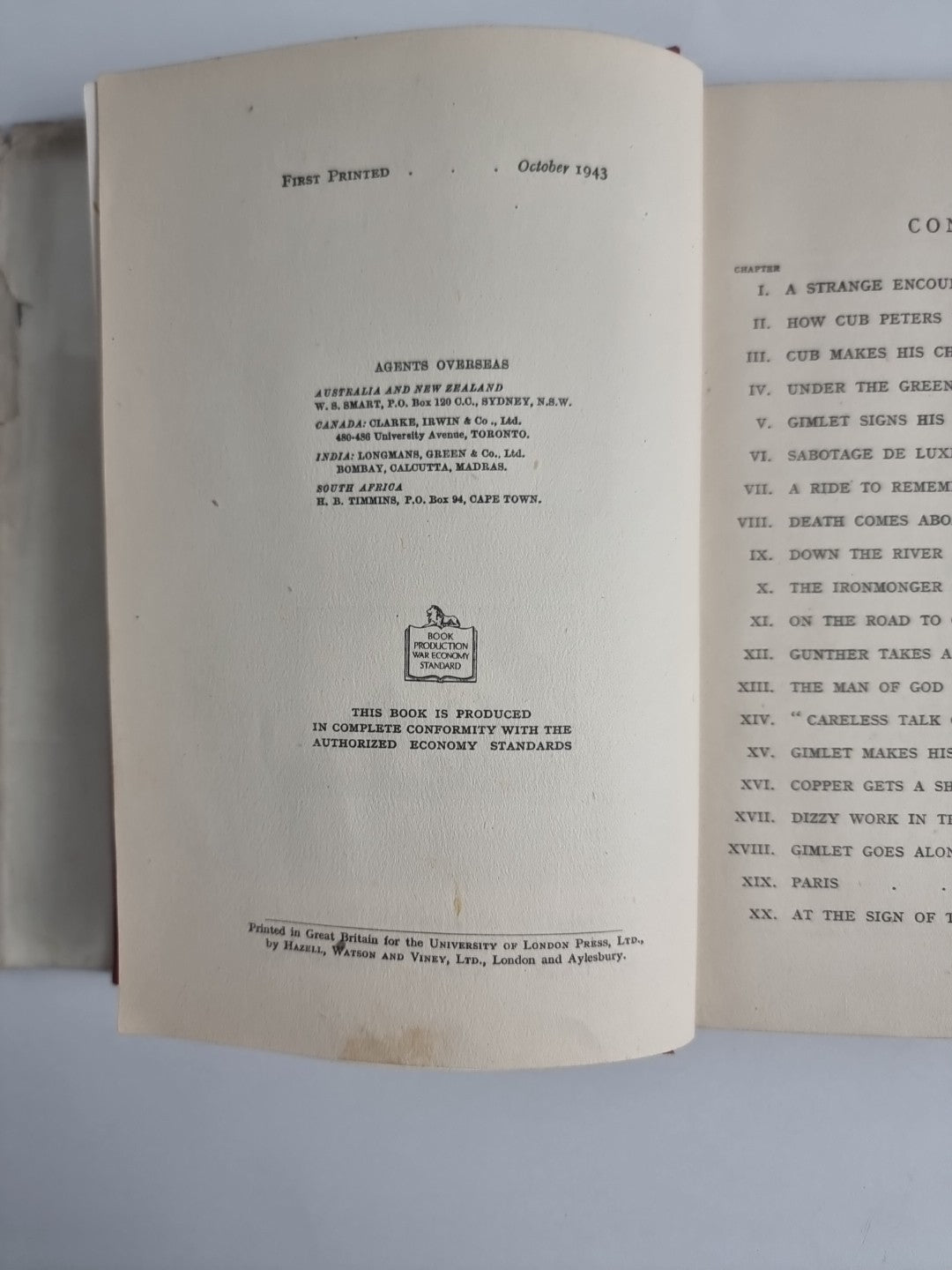 King Of The Commandos, Captain W. E. Johns — First Edition