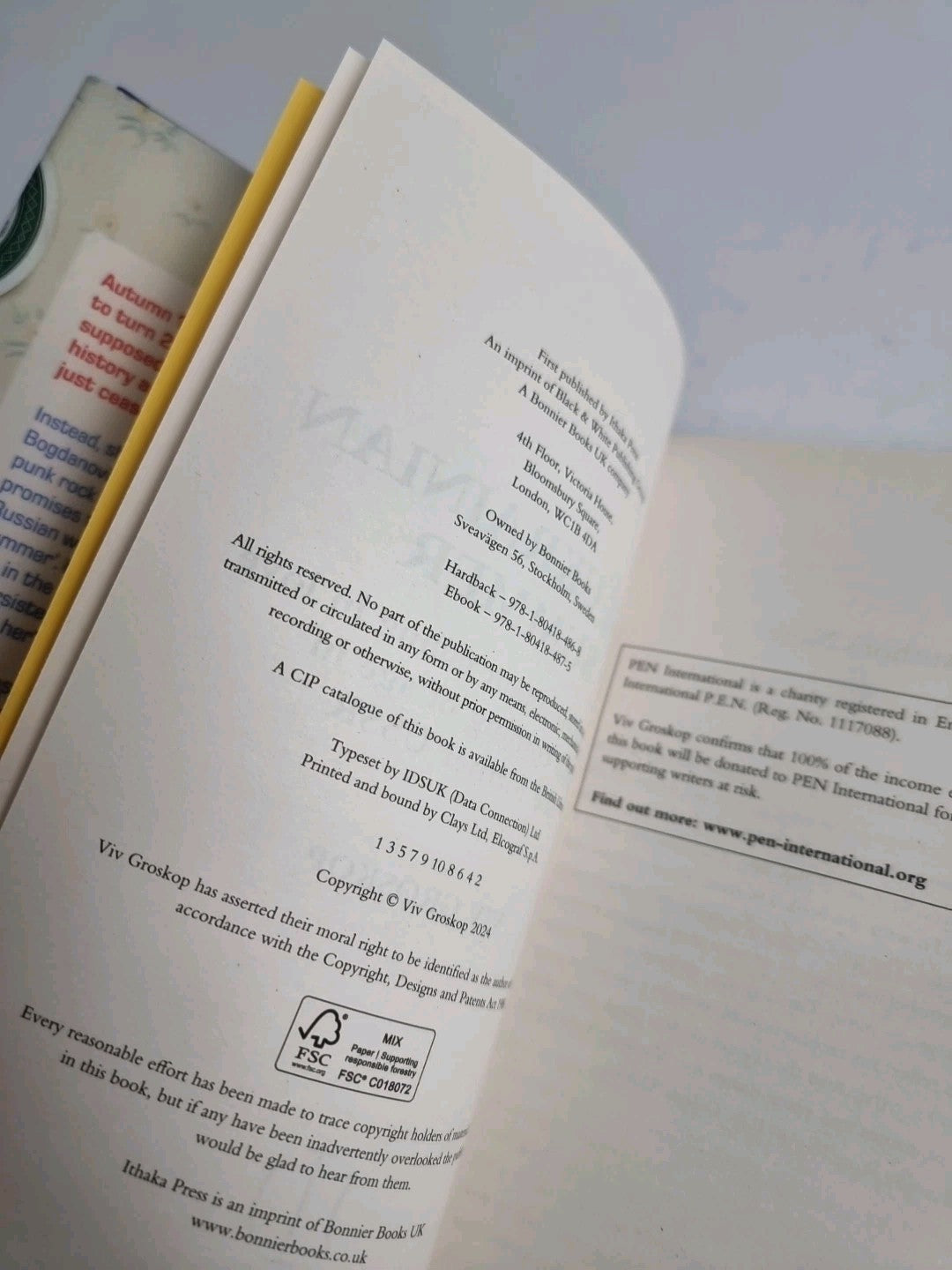 One Ukrainian Summer by Viv Groskop | Hardcover | 2024 1st Edition