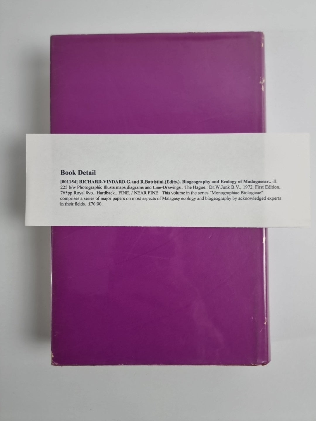 Biogeography and Ecology in Madagascar (Taschenbuch)G. Richard-Vindard