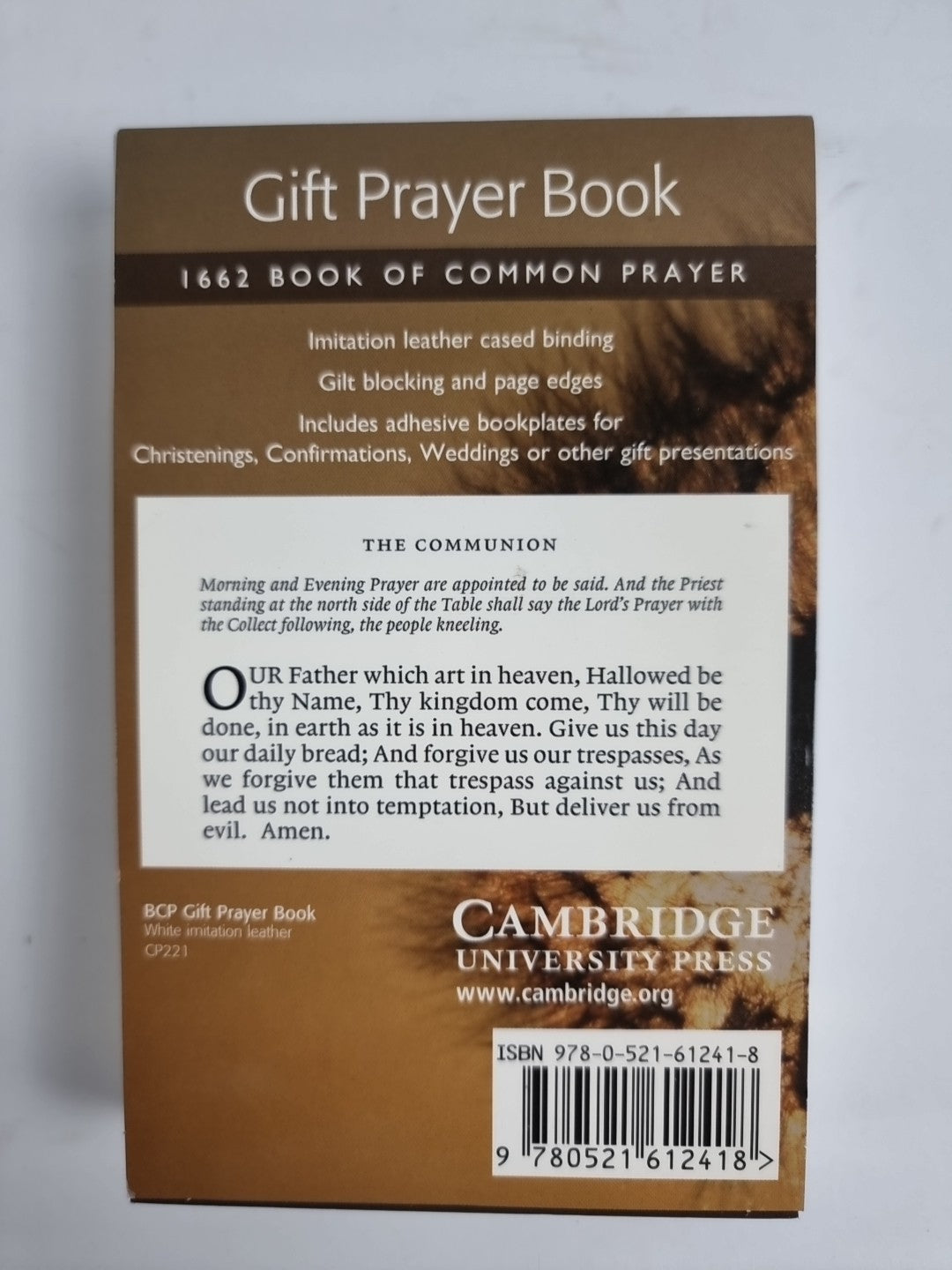 Book of Common Prayer Gift Edition White CP221 601B White