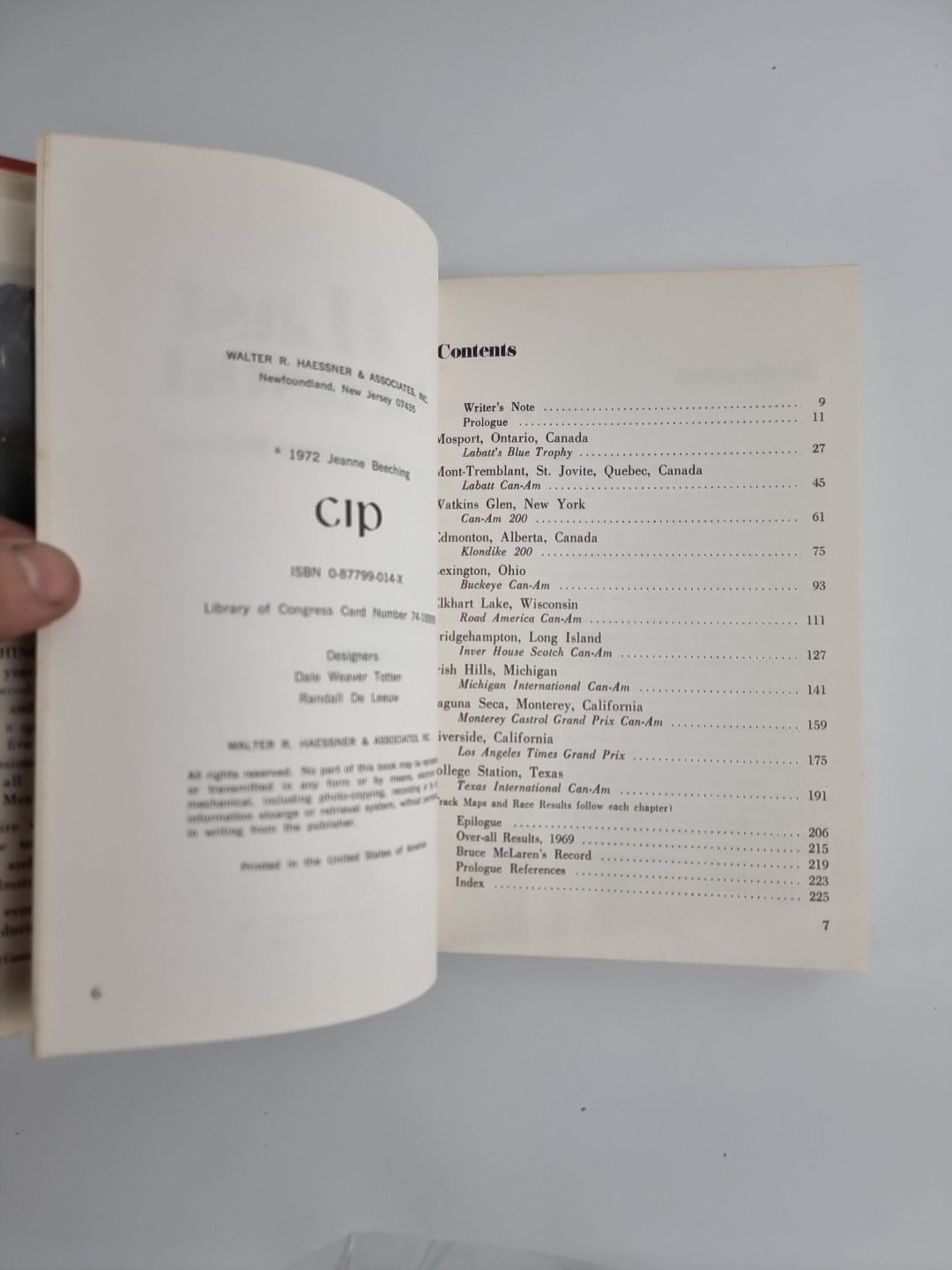 Last Season The Life of Bruce McLaren 1969/70 season by Jeanne Beeching Pub 1972