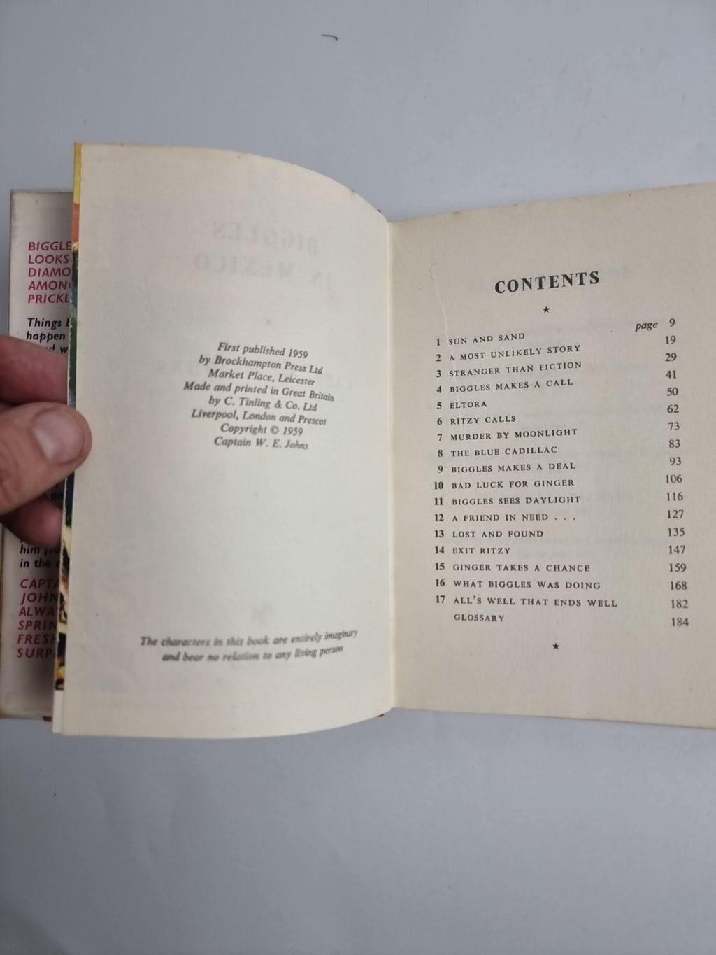 Biggles in Mexico, Captain W. E. Johns — First Edition