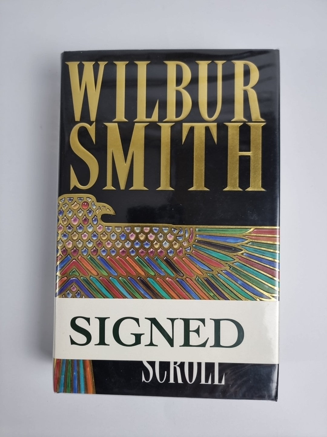 Wilbur Smith The Seventh Scroll Signed Book 1st Edition Hardback 1995 New