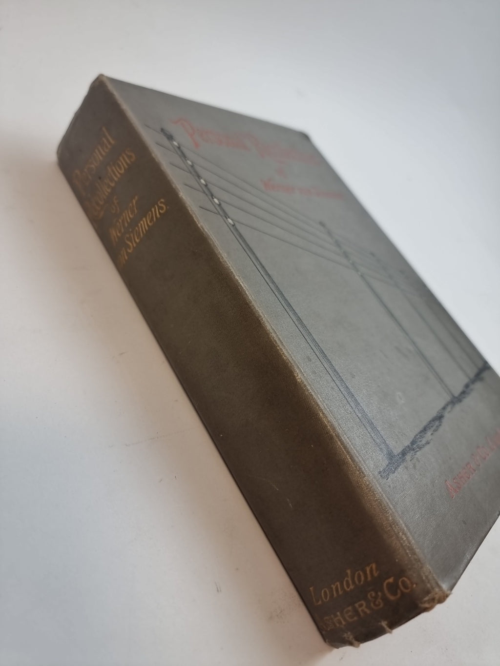 Personal Recollections of Werner von Siemens — FIRST English Edition, 1893