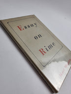 Essay On Rime, Karl Shapiro — First Edition