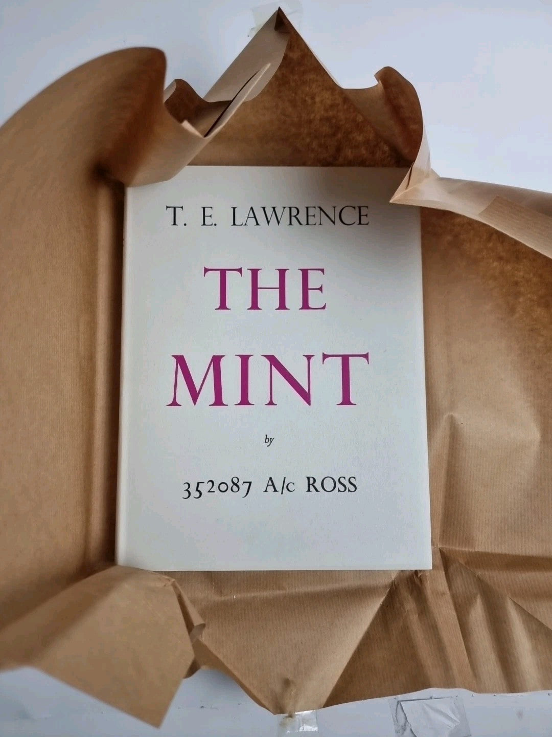 T.E. Lawrence The Mint by 352087 A/C Ross, Jonathan Cape, 1955, First Edition