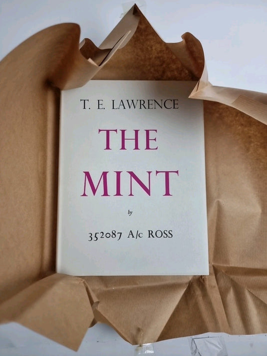 T.E. Lawrence The Mint by 352087 A/C Ross, Jonathan Cape, 1955, First Edition