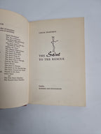 Leslie Charteris The Saint To The Rescue 1961 First UK Edition 