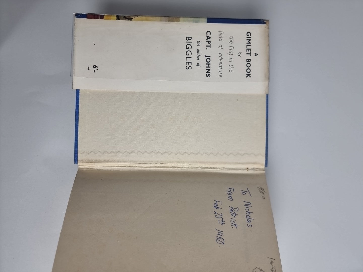 Gimlet Lends a Hand , Captain W.E. Johns — First Edition