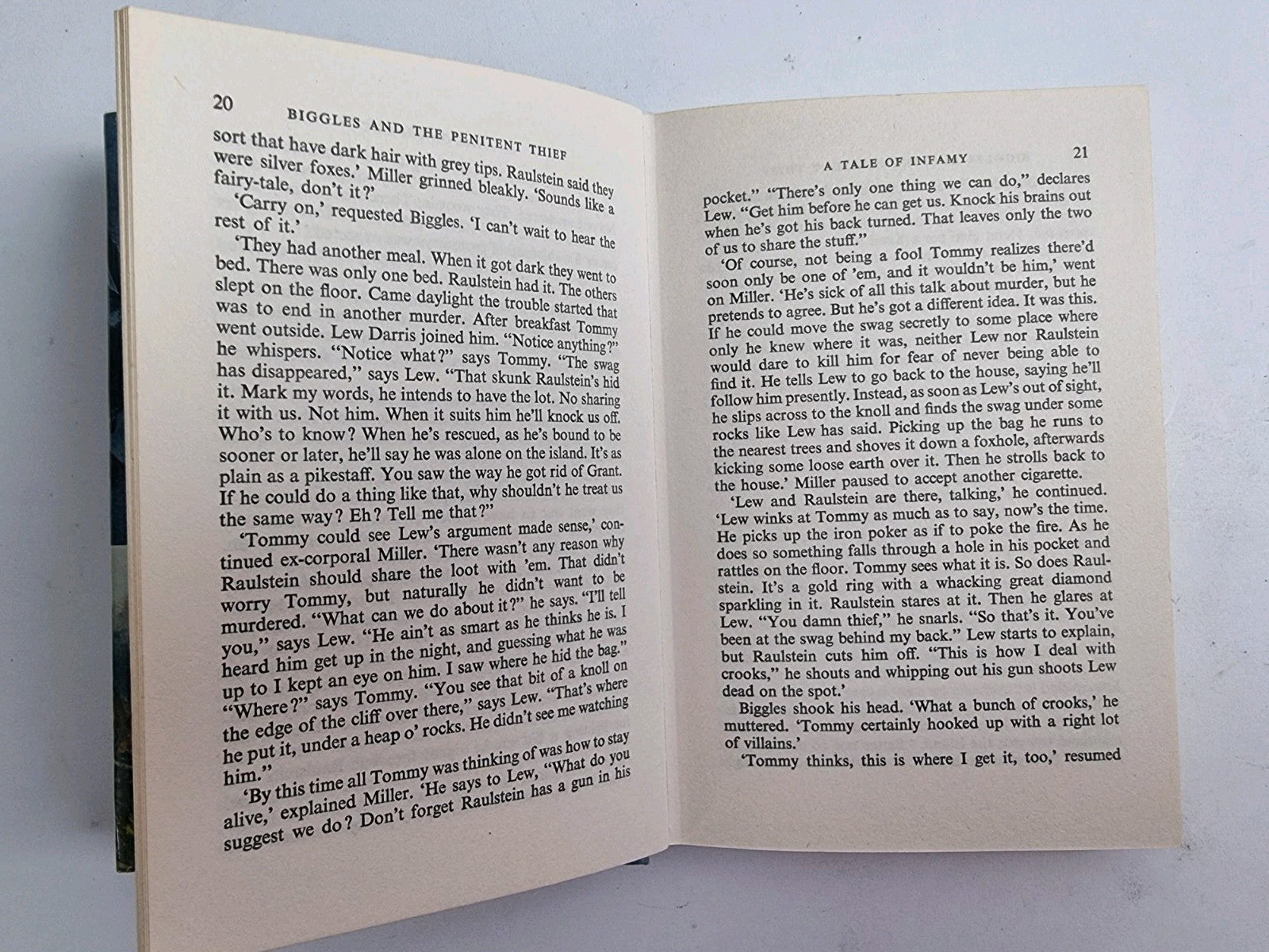 Biggles and the Penitent Thief, Captain W.E. Johns — First Edition, AS NEW