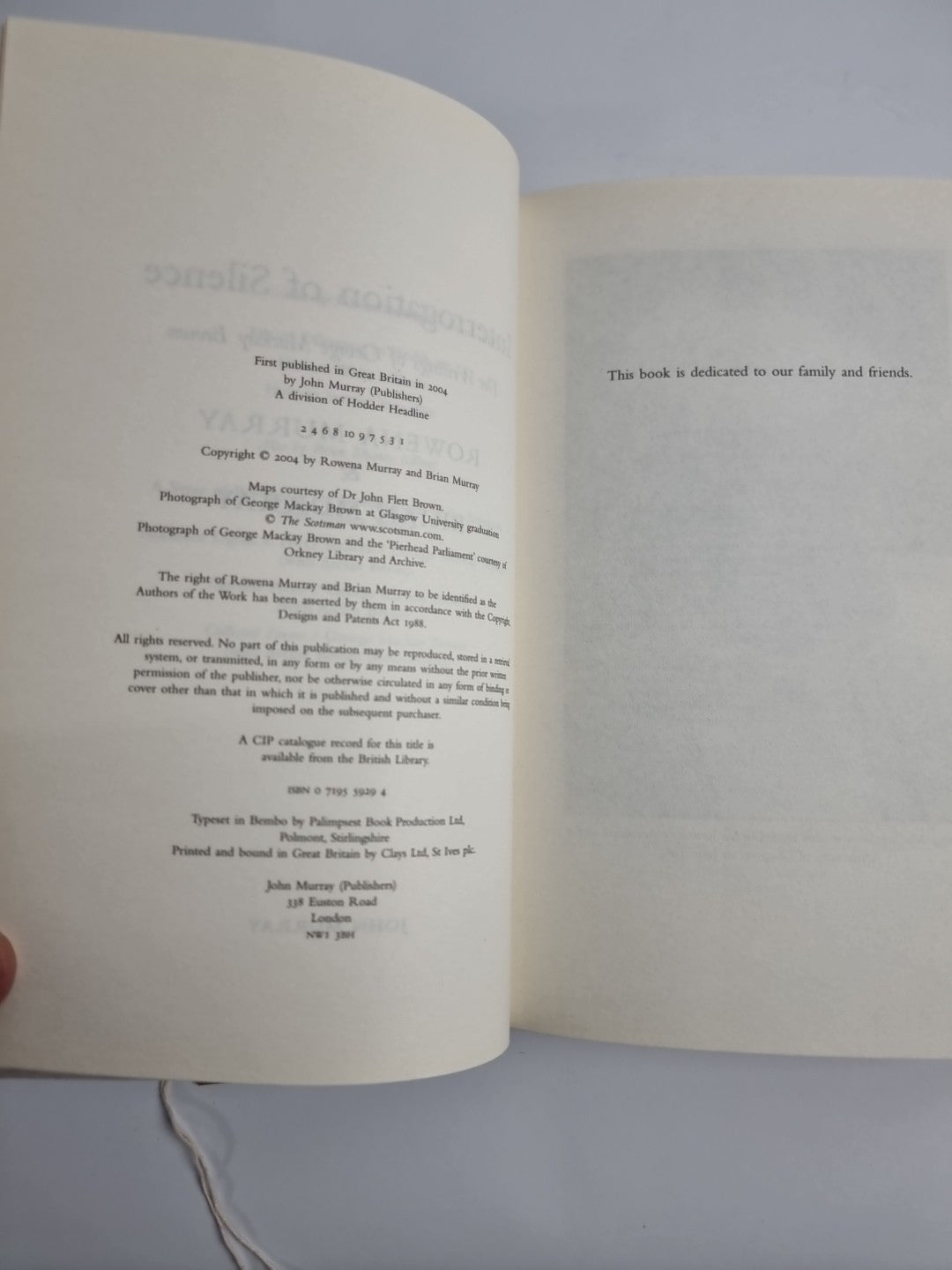 Interrogation of Silence: The Writings of George Mackay Brown by Rowena Murray,