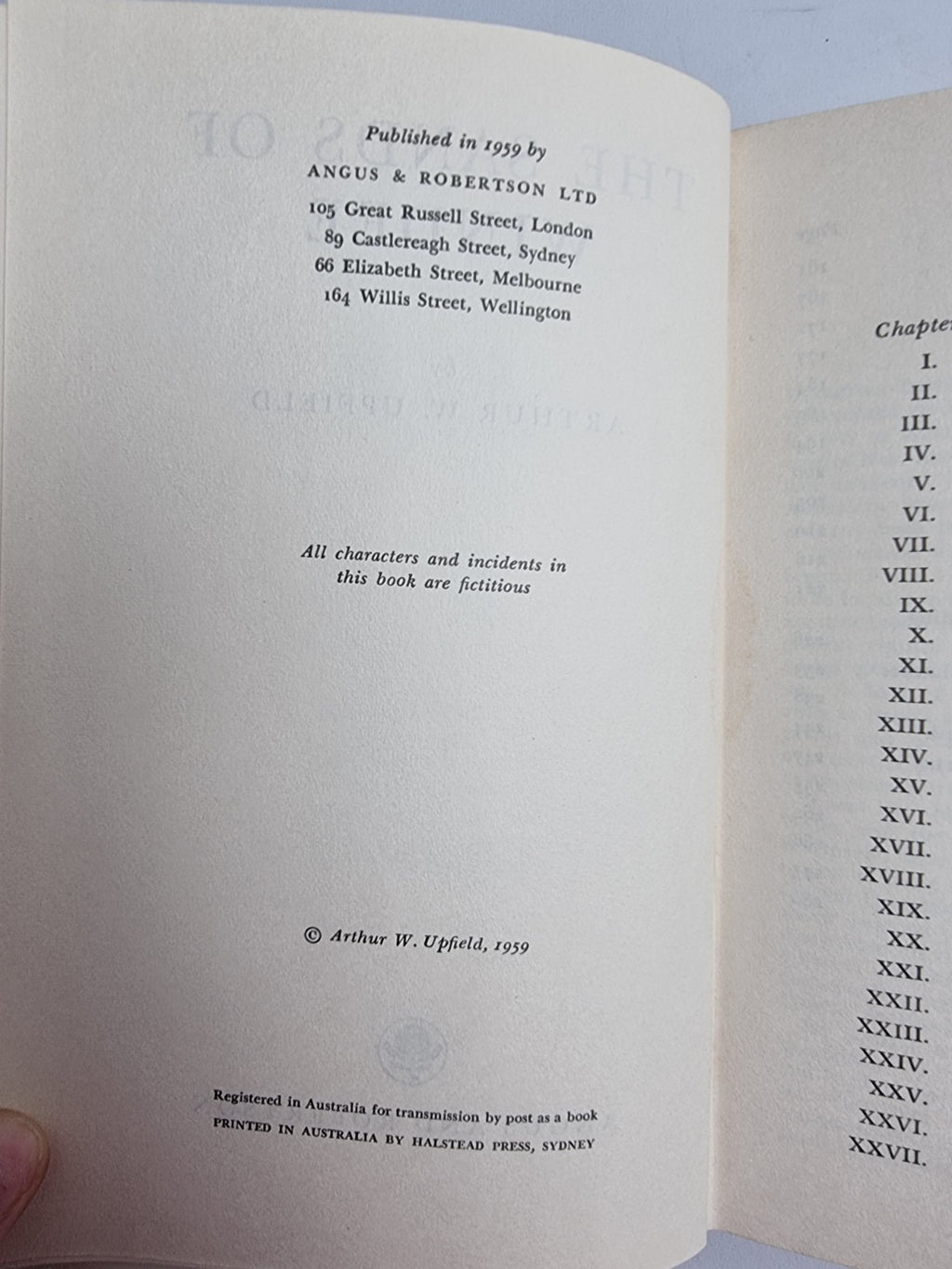The Sands of Windee, Arthur Upfield— First Edition, UK