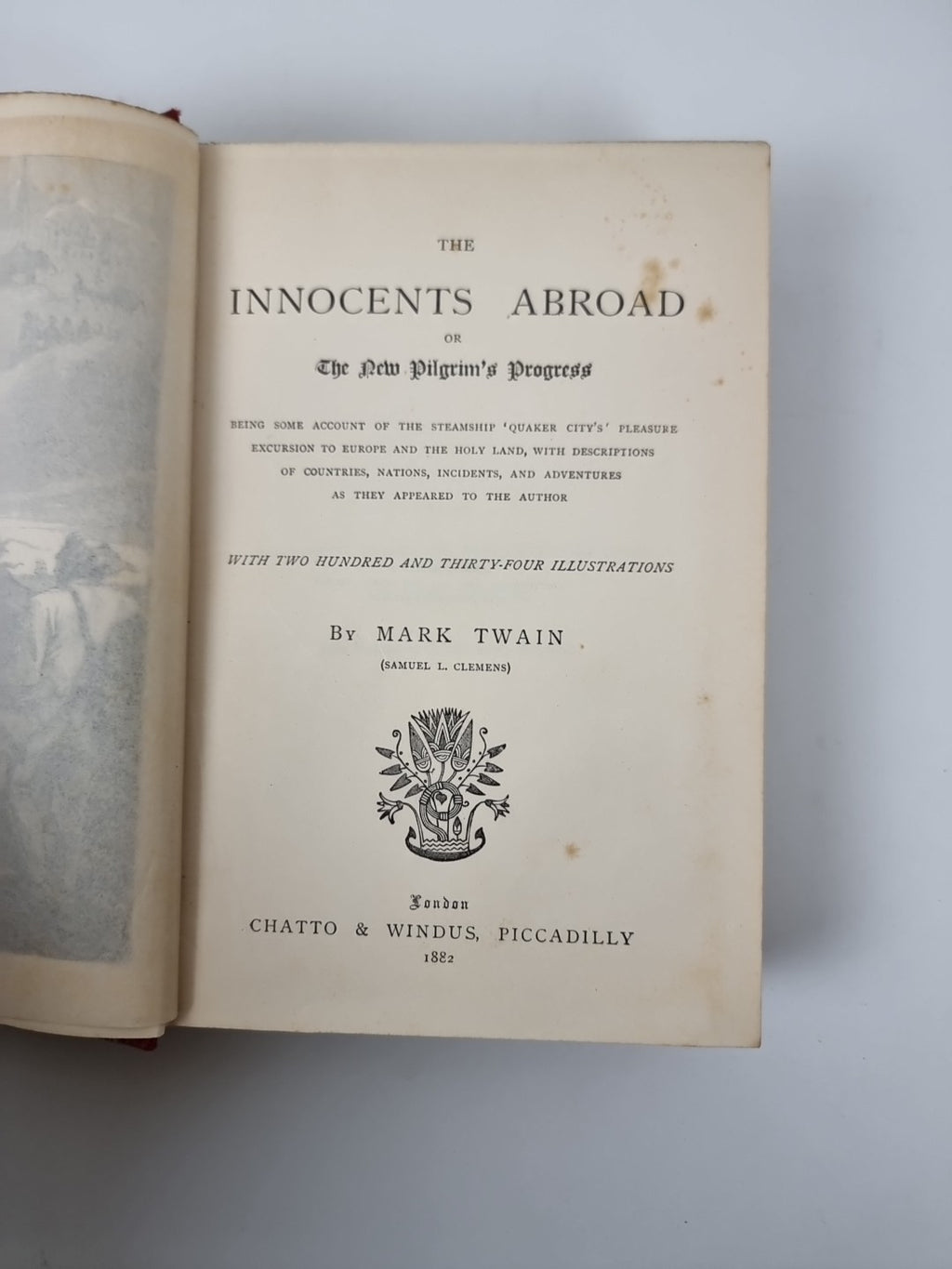 The Innocents Abroad, Mark Twain