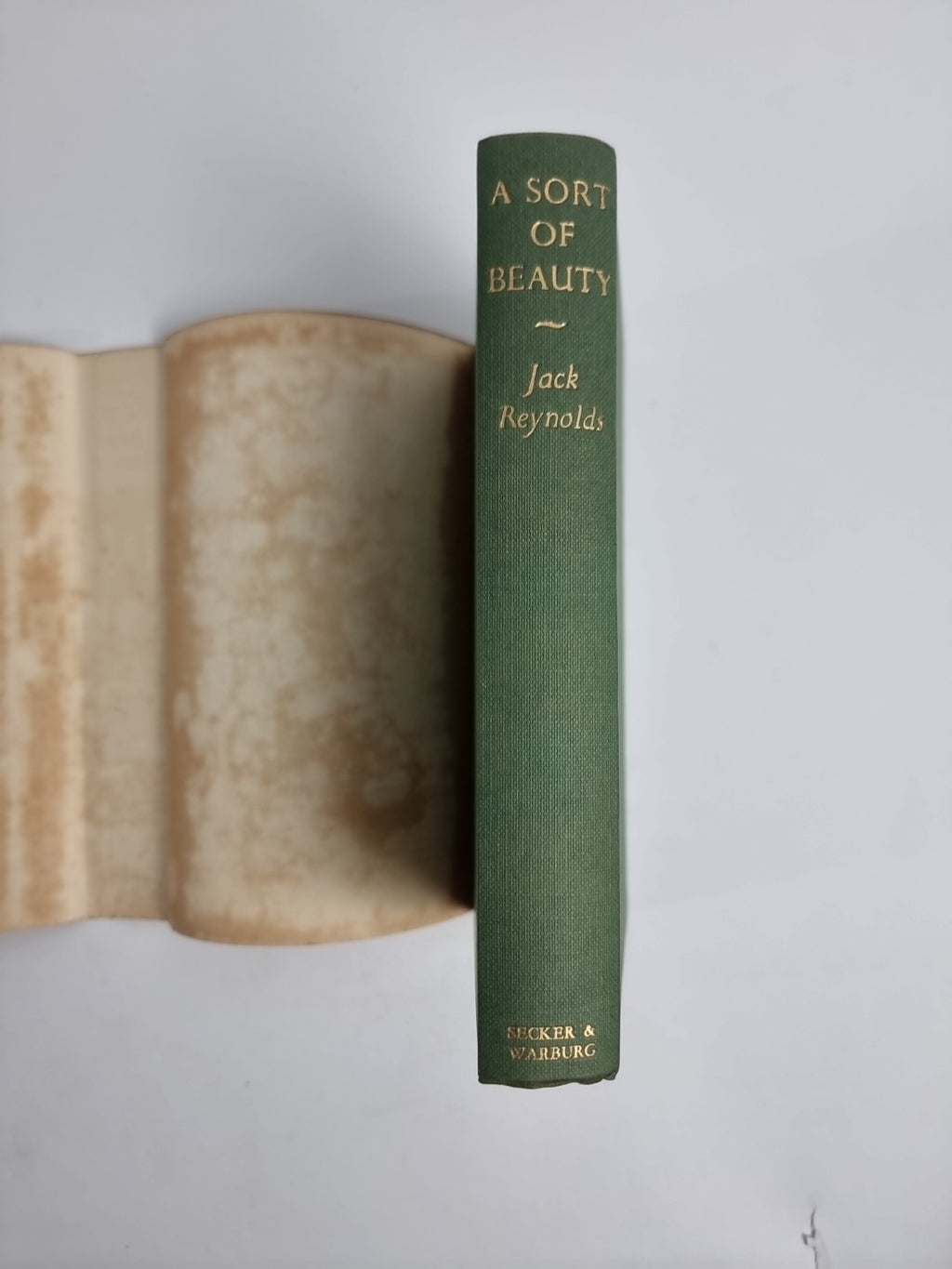 A Sort Of Beauty By Jack Reynolds First Edition & First Impression Fine & Unread