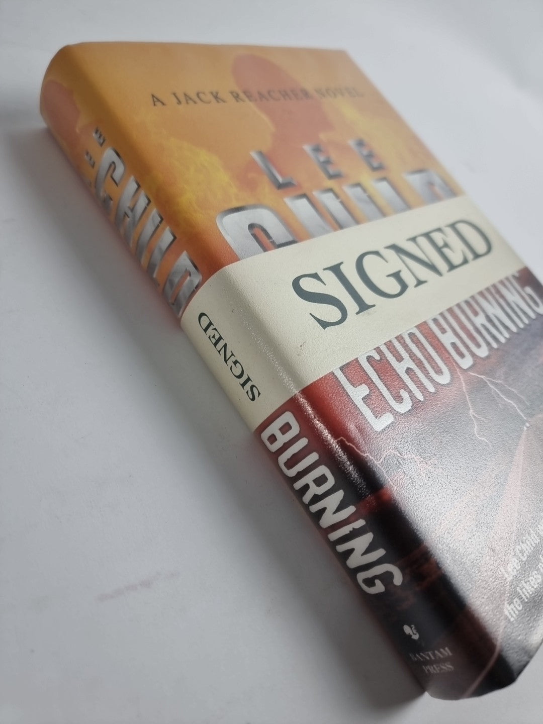 Echo Burning by Lee Child (Hardcover, 2001) 1st Edition Signed New