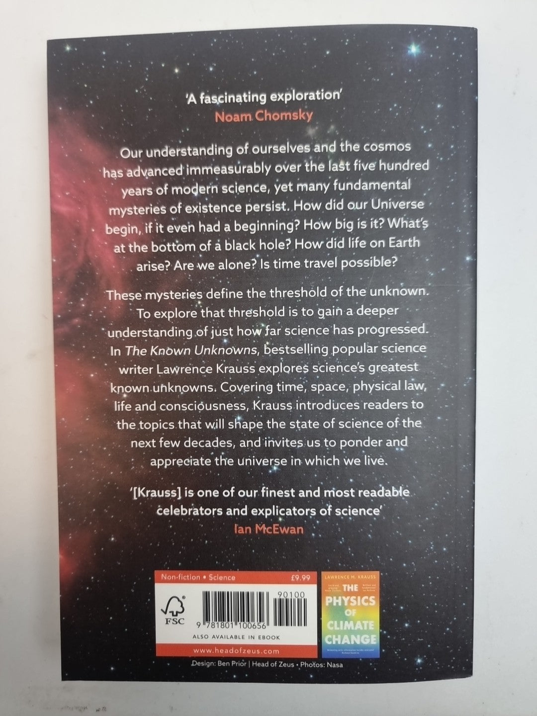 The Known Unknowns Lawrence M. Krauss New Free Tracked Delivery