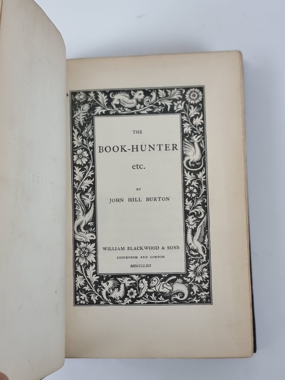 The Book Hunter etc., John Hill Burton - 1862, First Edition