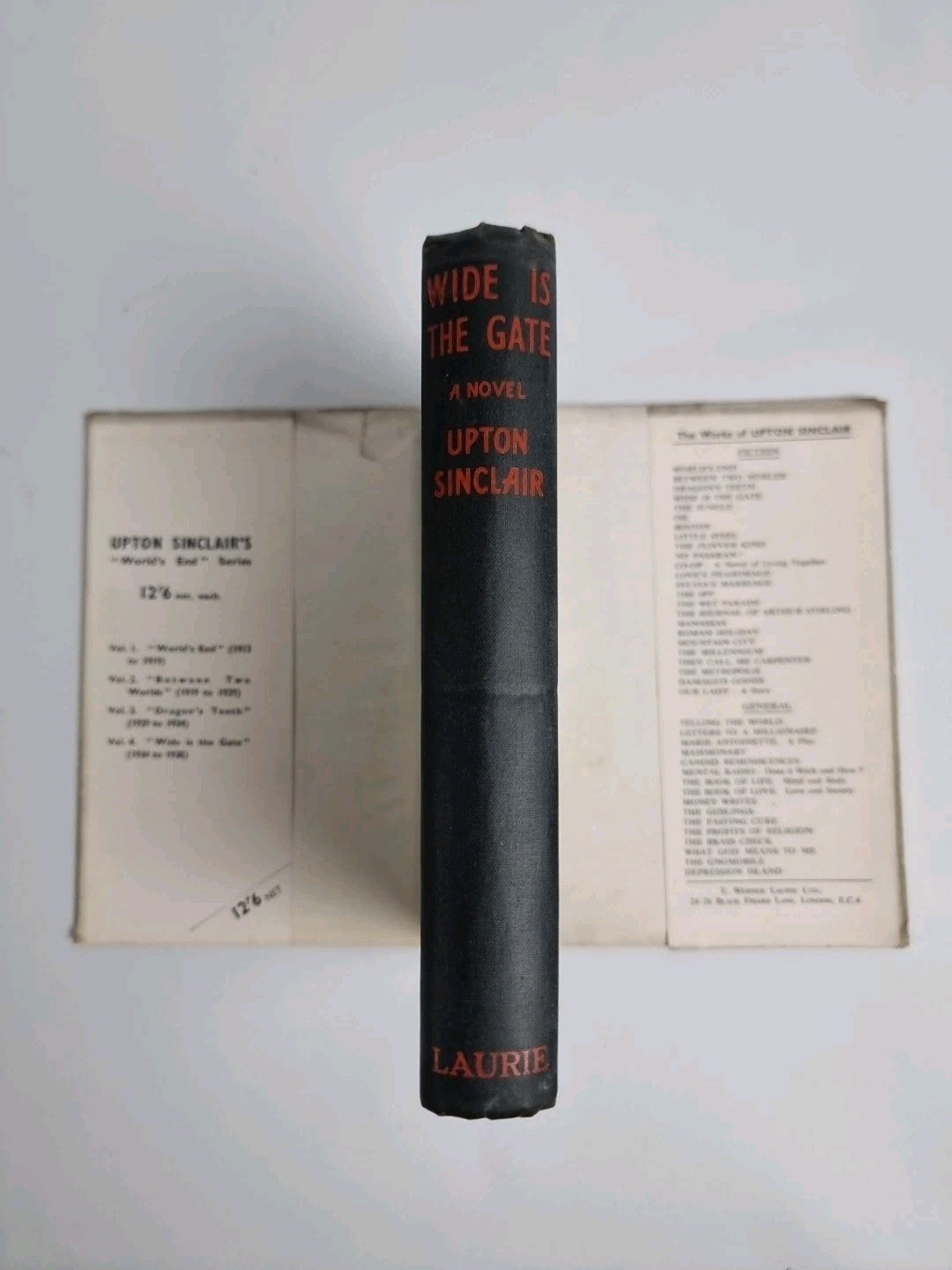 Wide Is The Gate by Upton Sinclair (Hardcover, 1943) First Edition & Print w/DJ