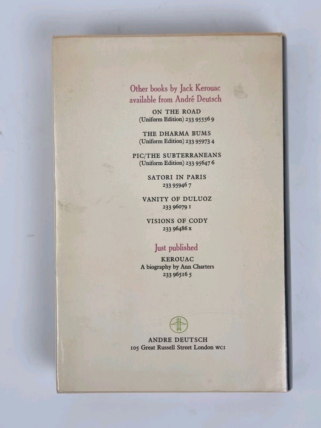 Maggie Cassidy, Jack Kerouac - First Edition