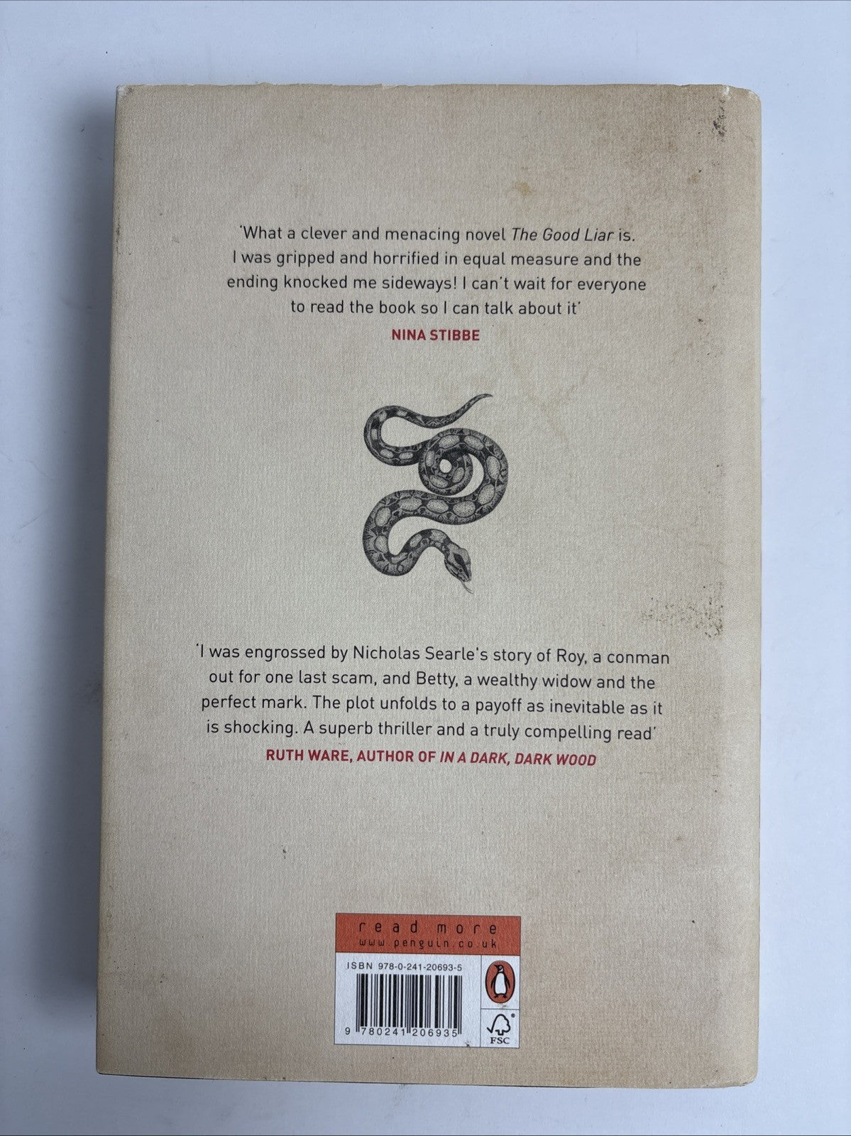 The Good Liar by Nicholas Searle 1st Edition