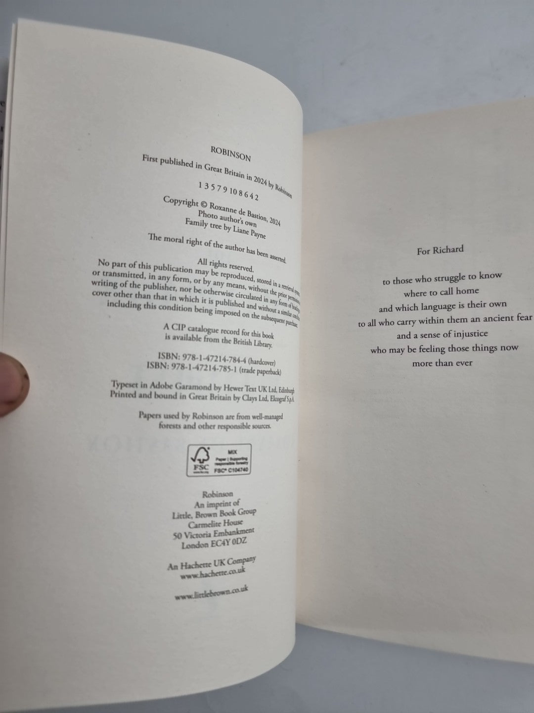 The Piano Player of Budapest: A True Story -Bastion, Roxanne de 1ST Edition NEW