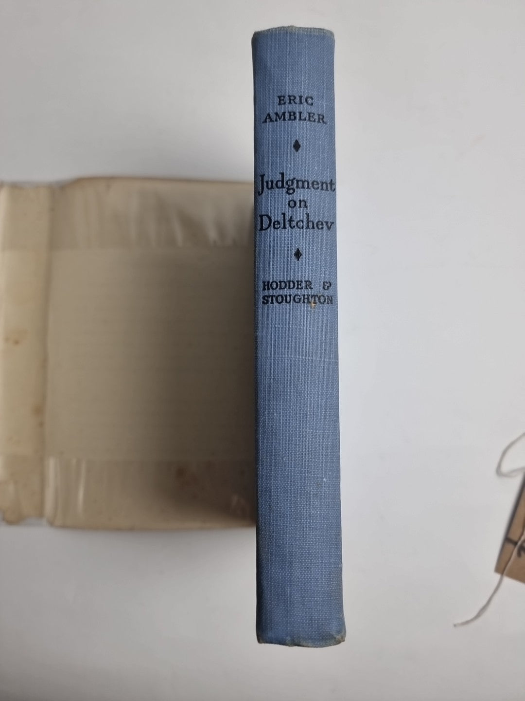 ERIC AMBLER - 'Judgement On Deltchev' -  1st Ed/1st Print 1951 - free post