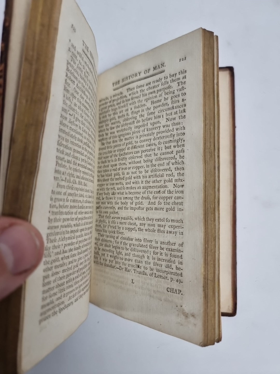 RARE 1796 The History of Man or The Wonders of Human Nature 3rd Edition 