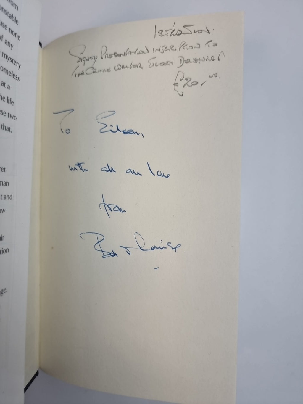 The Mistress of Alderley & No place of safety R. Barbard 1st edition Signed New