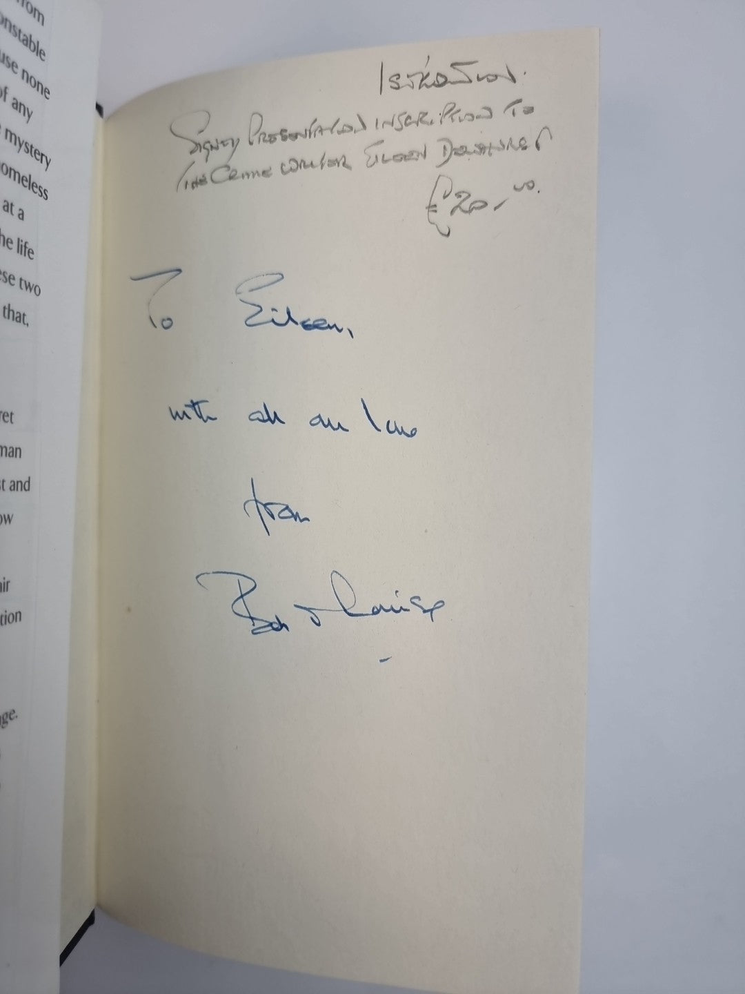 The Mistress of Alderley & No place of safety R. Barbard 1st edition Signed New