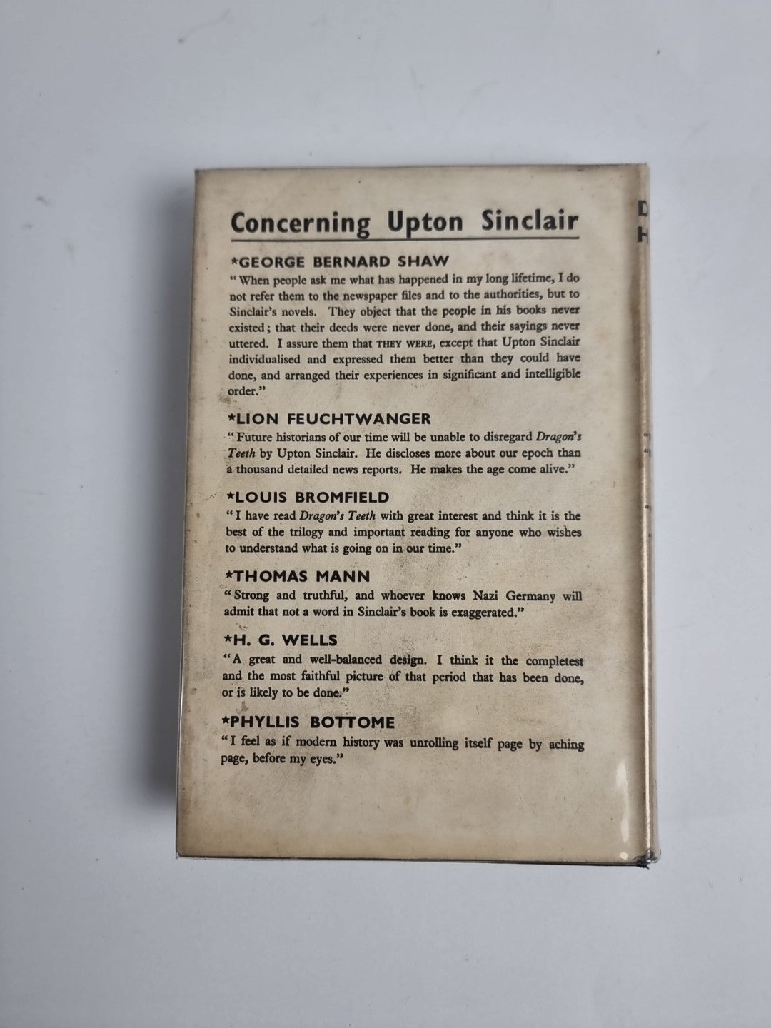 SINCLAIR, UPTON (1878-1968) Dragon harvest 1945 1st Edition 1st Print Hardcover