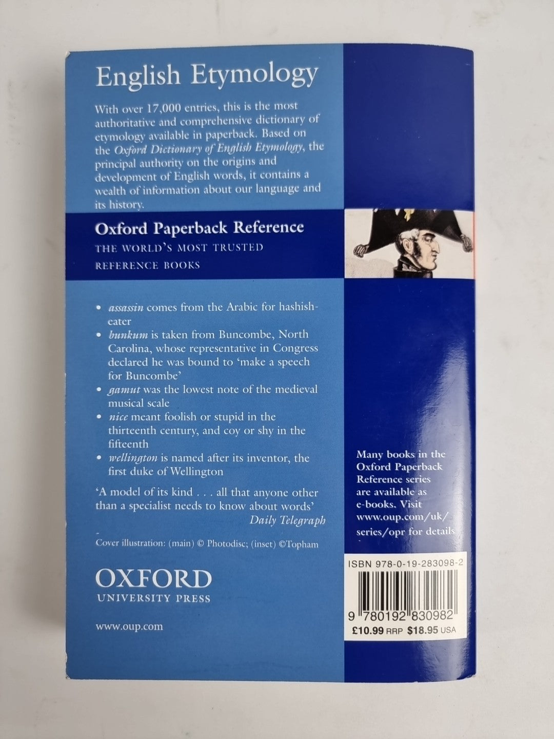 The Concise Oxford Dictionary of English Etymology by T. F. Hoad (Paperback,...