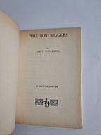 The Boy Biggles, Captain W E Johns — 1st Edition