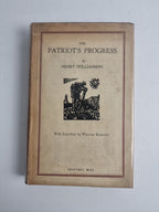 The Patroit's Progress, Henry Williamson — First Edition