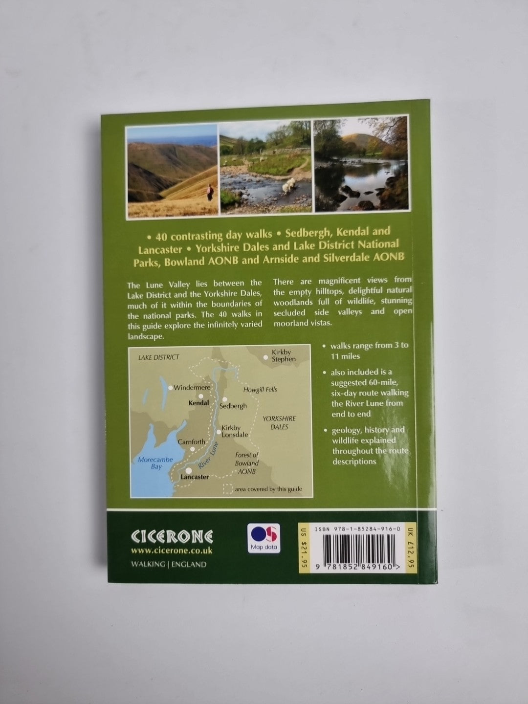 Lune Valley and Howgills : 40 Scenic Fell, River and Woodland Walks, Paperbac...