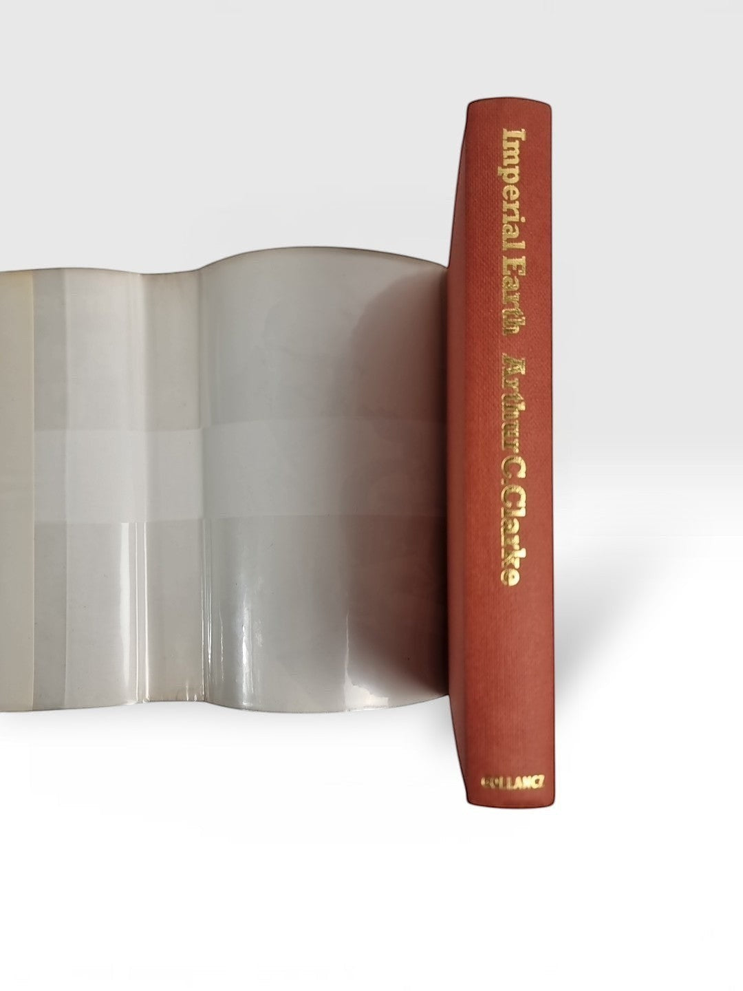 1975 Imperial Earth Arthur C Clarke 1st Edition Protective Wrapper. Fine Unread.