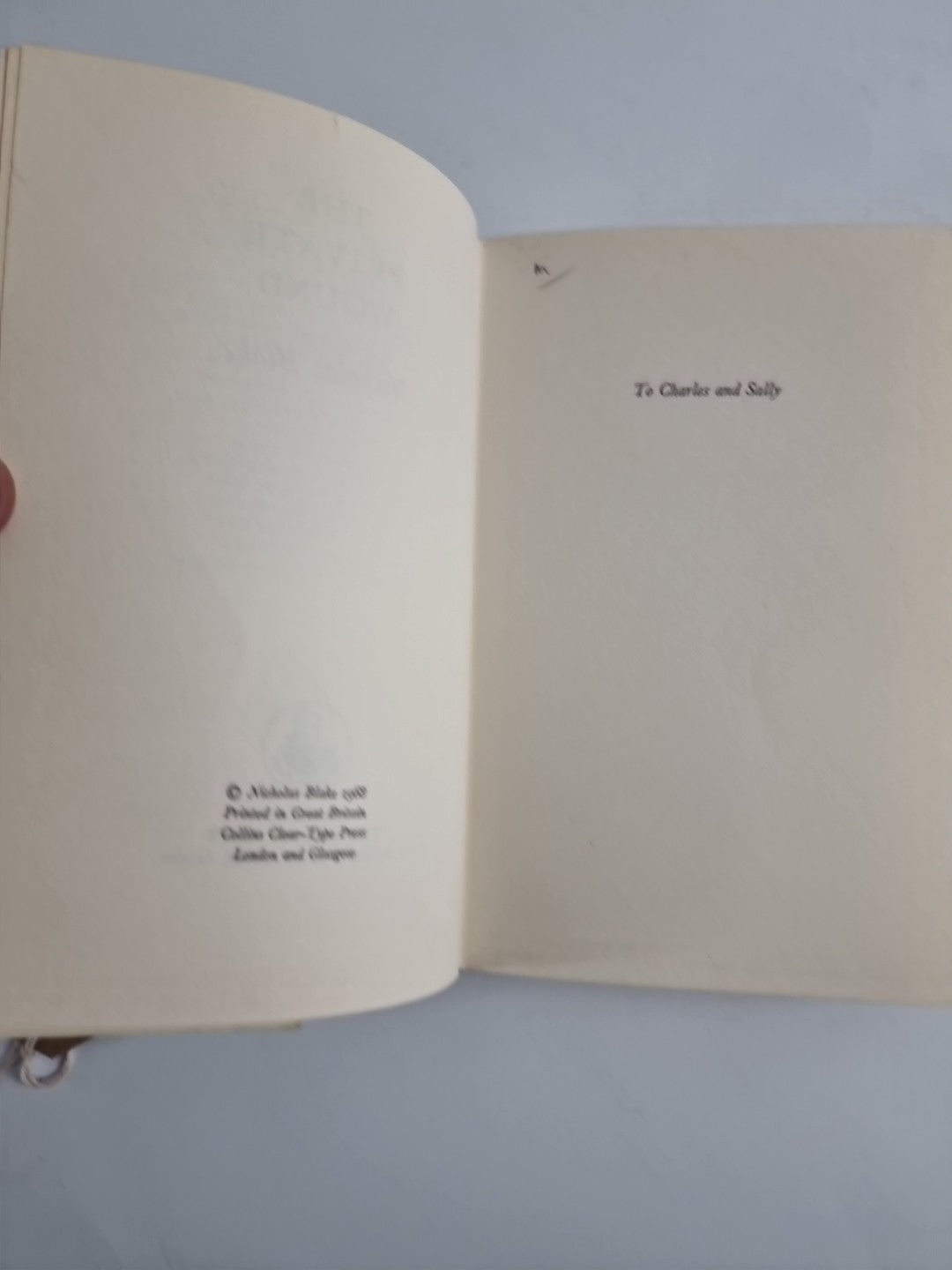 1968 The Private Wound  By Nicholas Blake 1968 1st Edition H/B D/J Crime