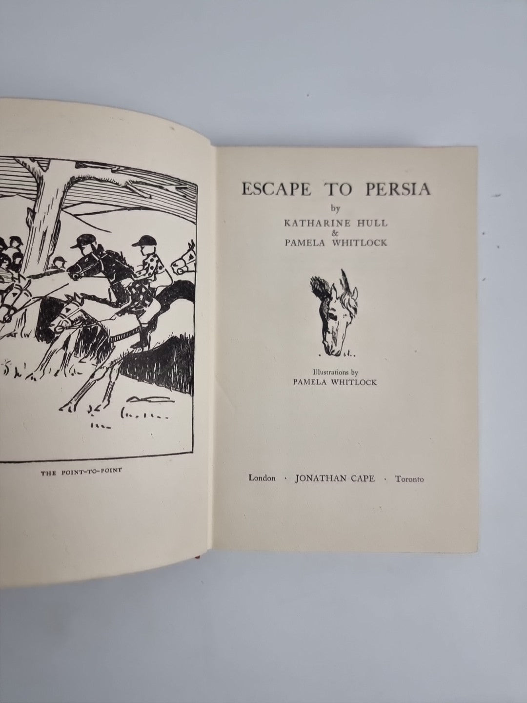 ESCAPE TO PERSIA - Hull, Katharine & Whitlock, Pamela. 1st Edition Very Good