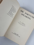 Mr. Fortune Speaking, H. C. Bailey - First Edition