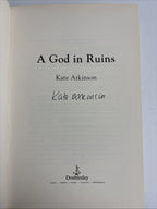 A God in Ruins Kate Atkinson Signed 1st Edition