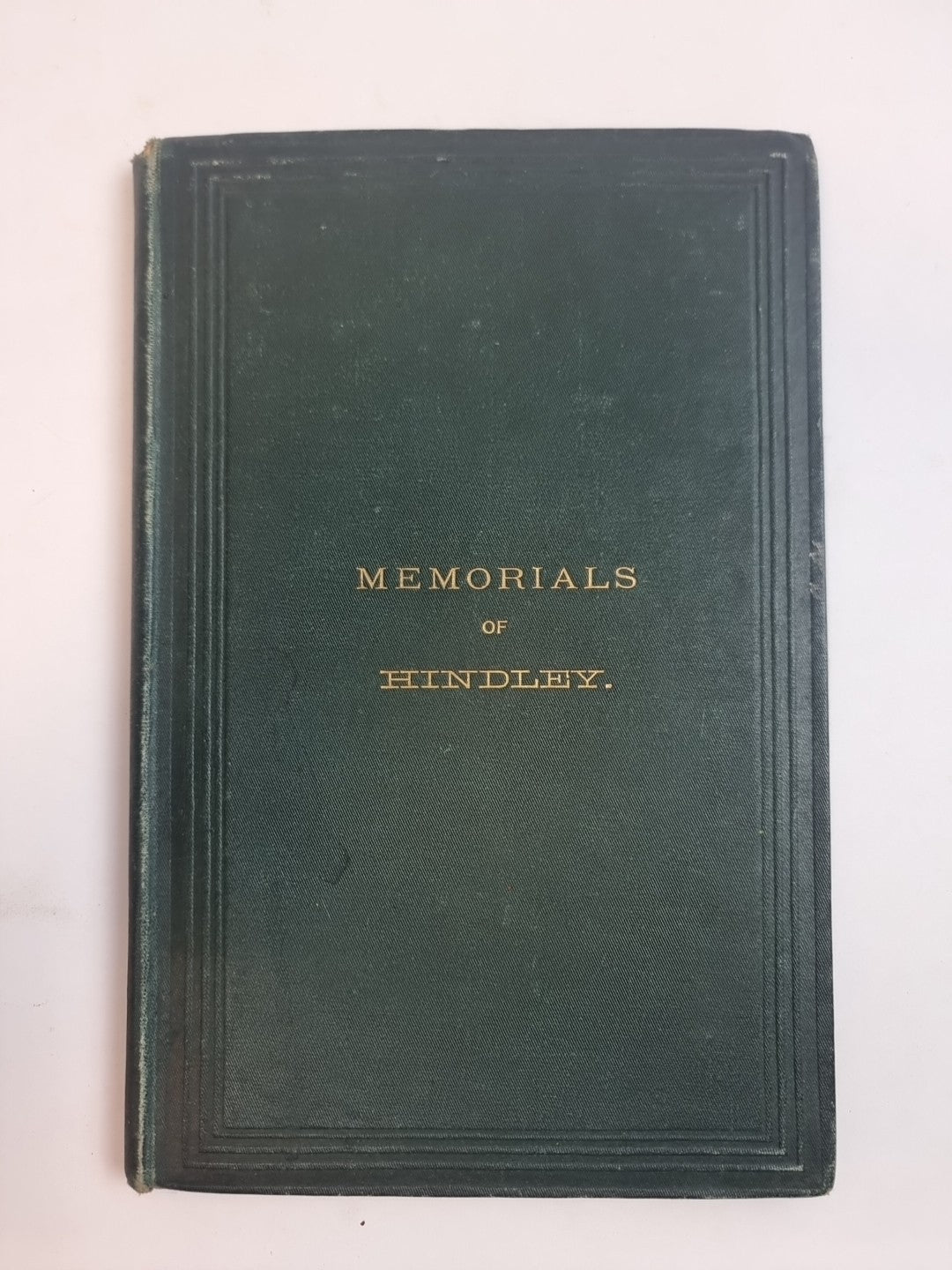 Memorials of Hindley - Part First, John Leyland — Near Fine