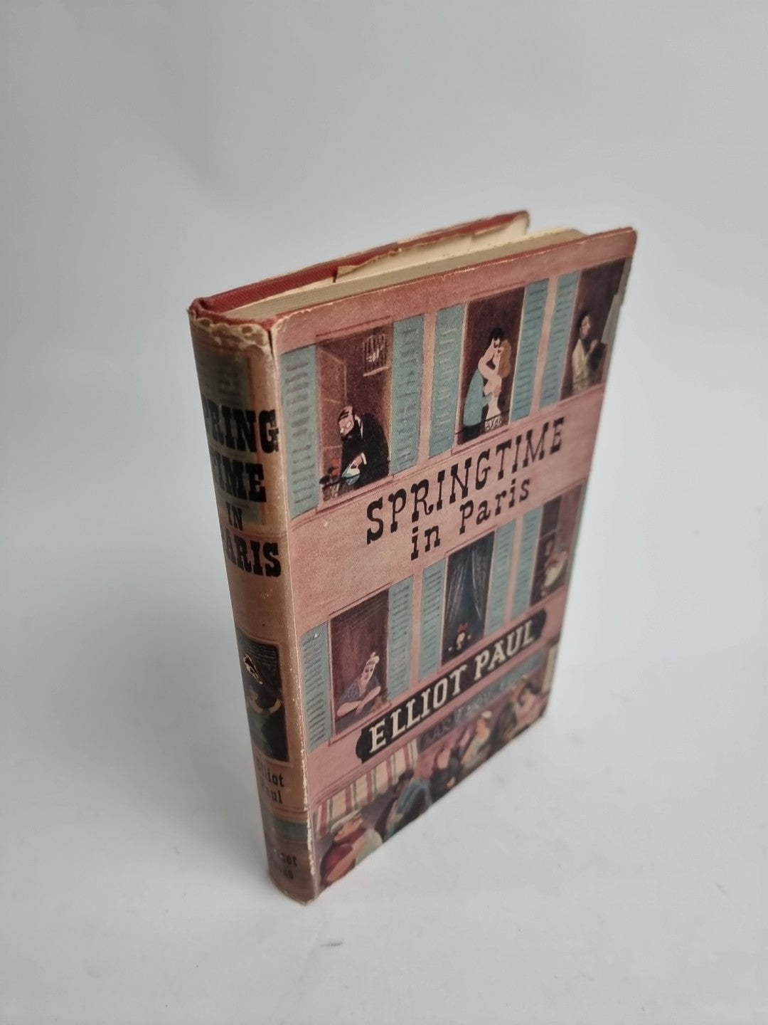 Springtime in Paris Elliot Paul Hardcover 1951 By Crescent Press 1st Edition 