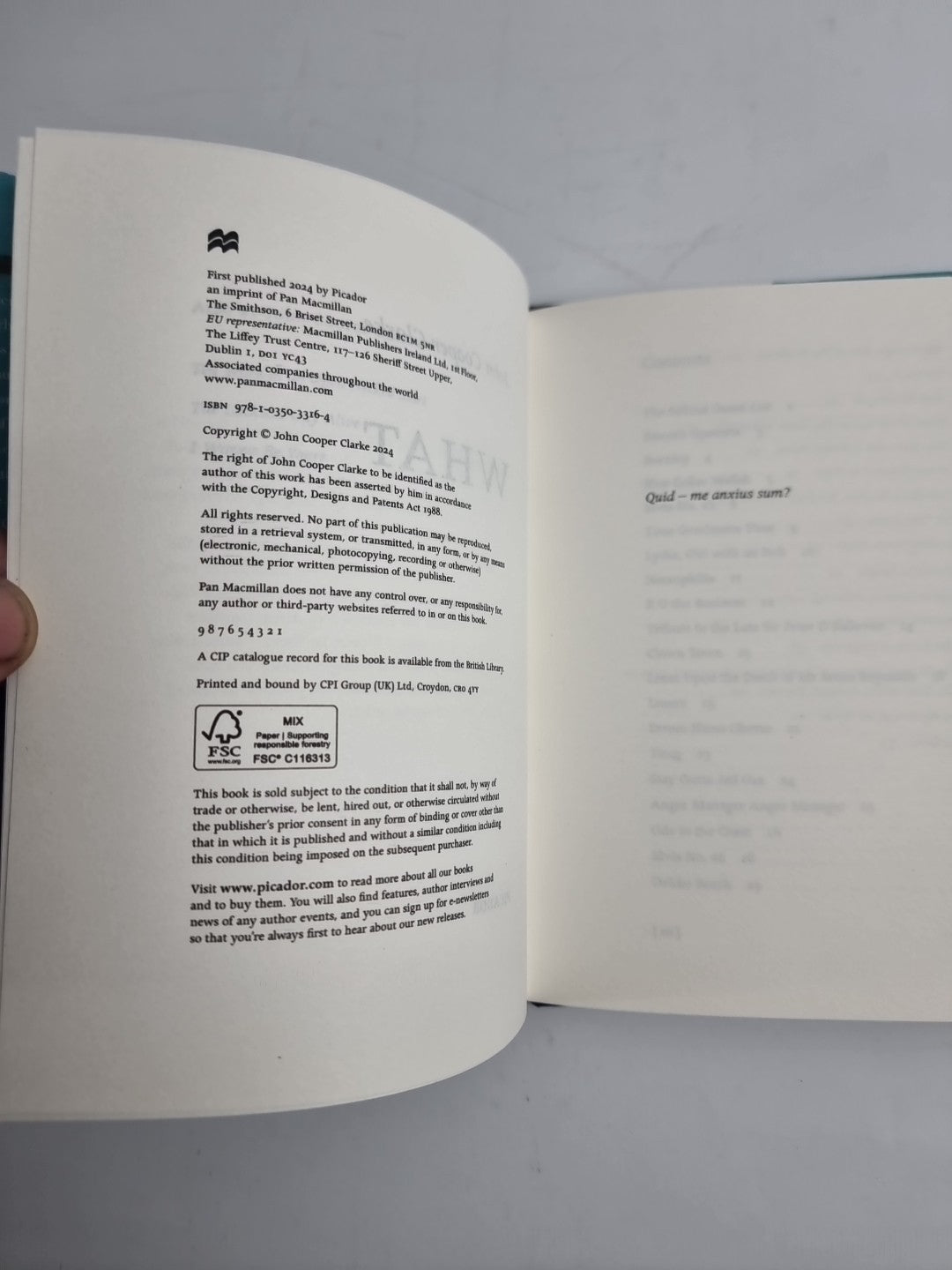 What, Hardcover by Clarke, John Cooper, Brand New, 1se Edition Free P&P 